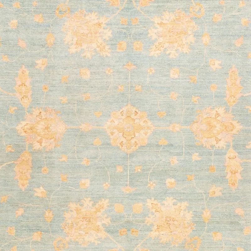 Ziegler Teppich - 253 x 352 cm - hellblau