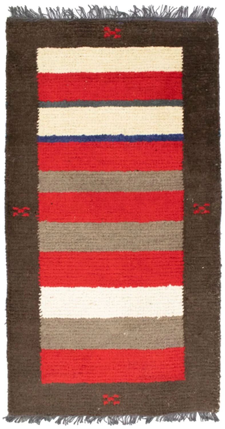 Nepal Teppich 70x140cm - Wollteppich - mehrfarbig