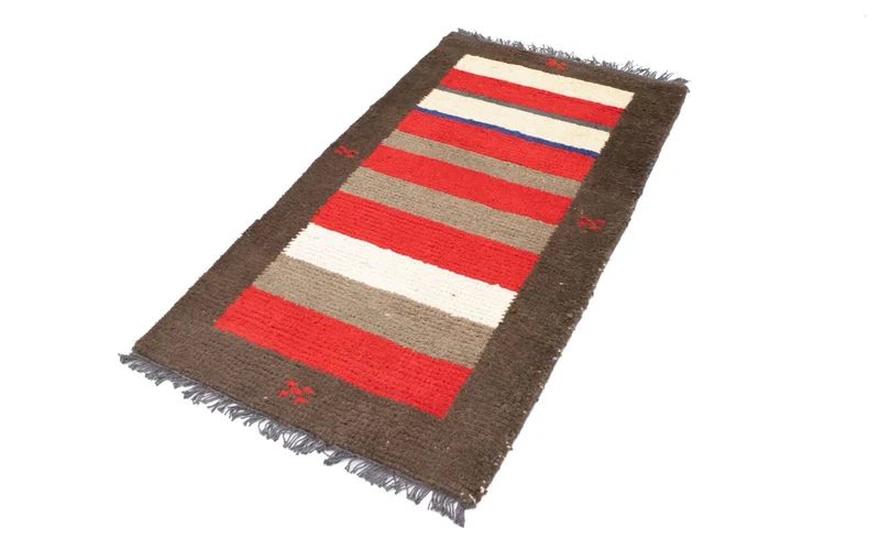 Nepal Teppich 70x140cm - Wollteppich - mehrfarbig