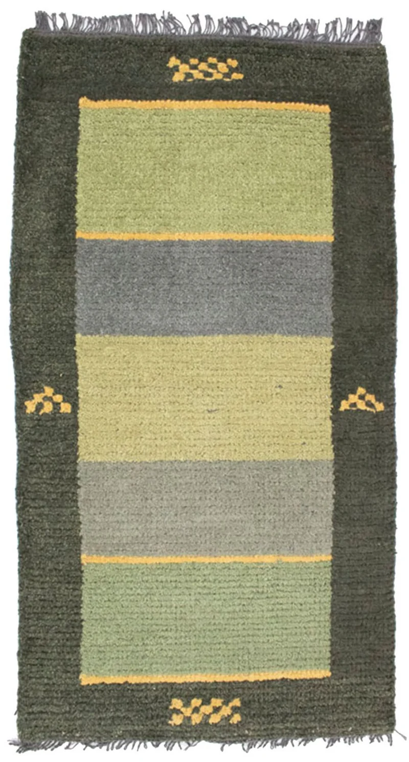 Nepal Teppich 70 x 140 cm - mehrfarbig