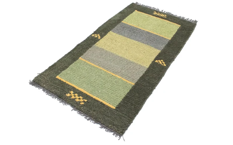 Nepal Teppich 70 x 140 cm - mehrfarbig