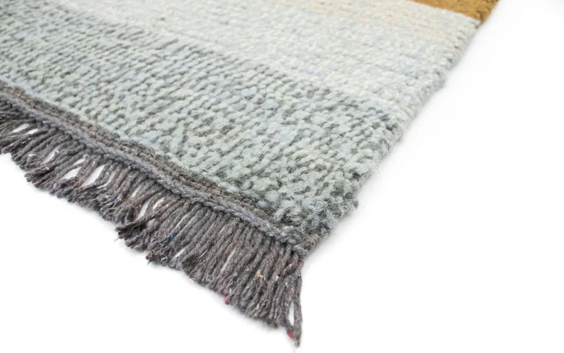 Nepal Teppich 70x140cm - Wollteppich - mehrfarbig