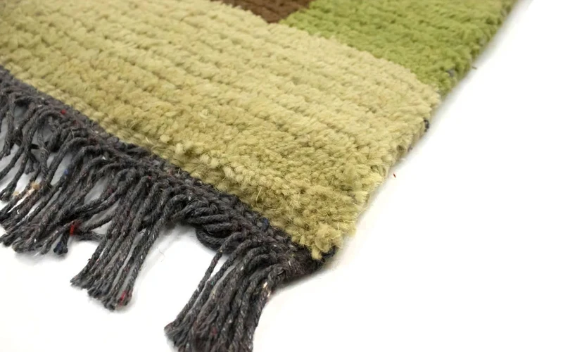 Nepal Teppich 70 x 140 cm - braun