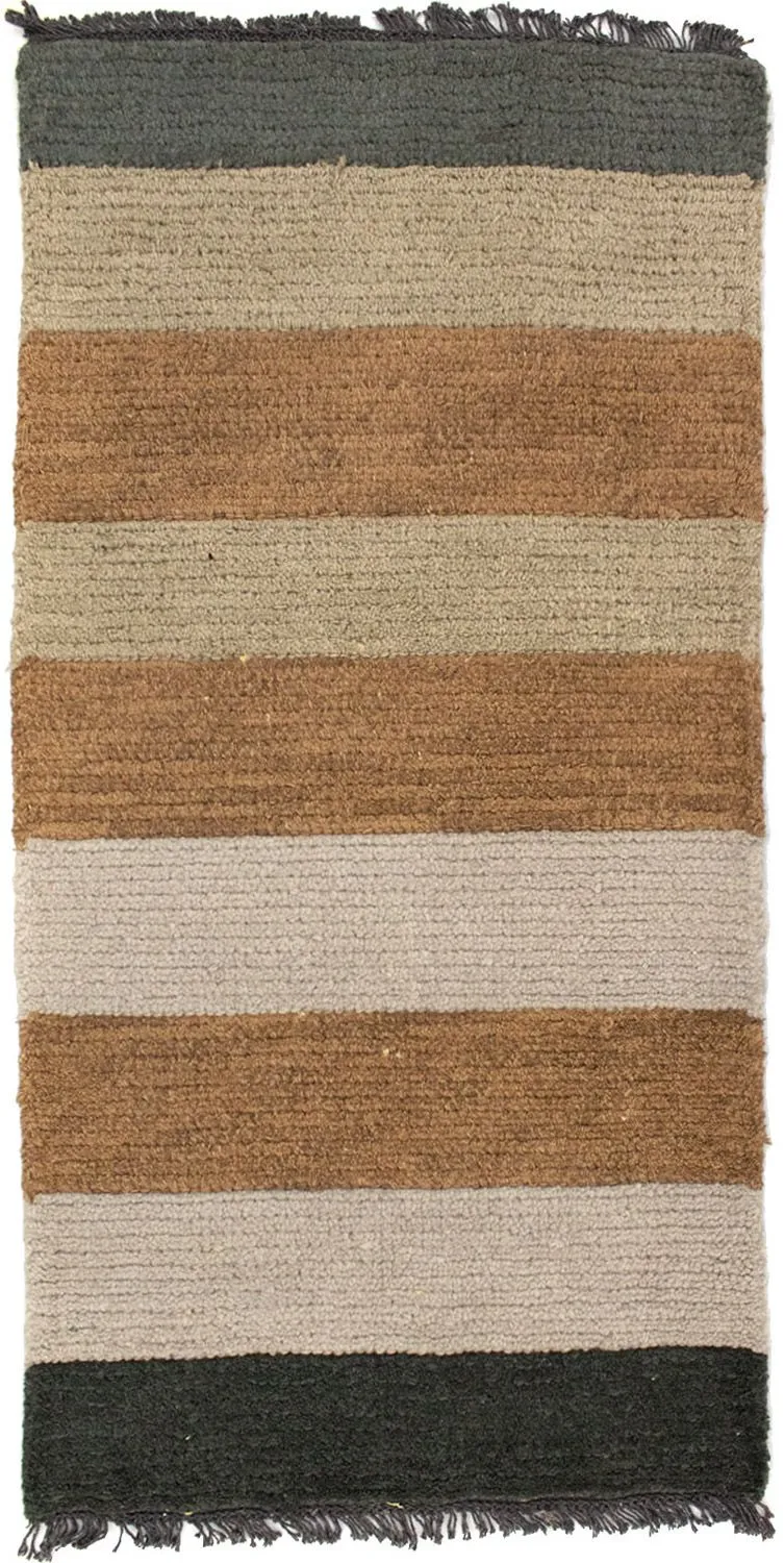 Nepal Teppich 70 x 140 cm - mehrfarbig