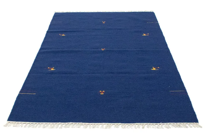Kelim Modern Teppich 120x180cm - blau