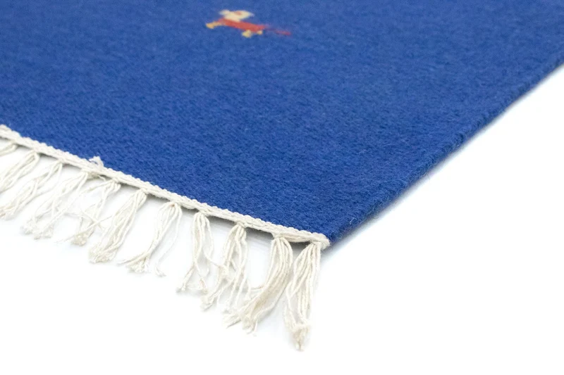 Kelim Modern Teppich 120x180cm - blau