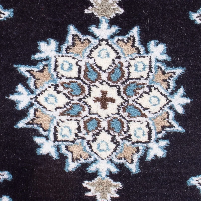 Perserteppich - Nain - Royal - 40 x 60 cm - dunkelblau