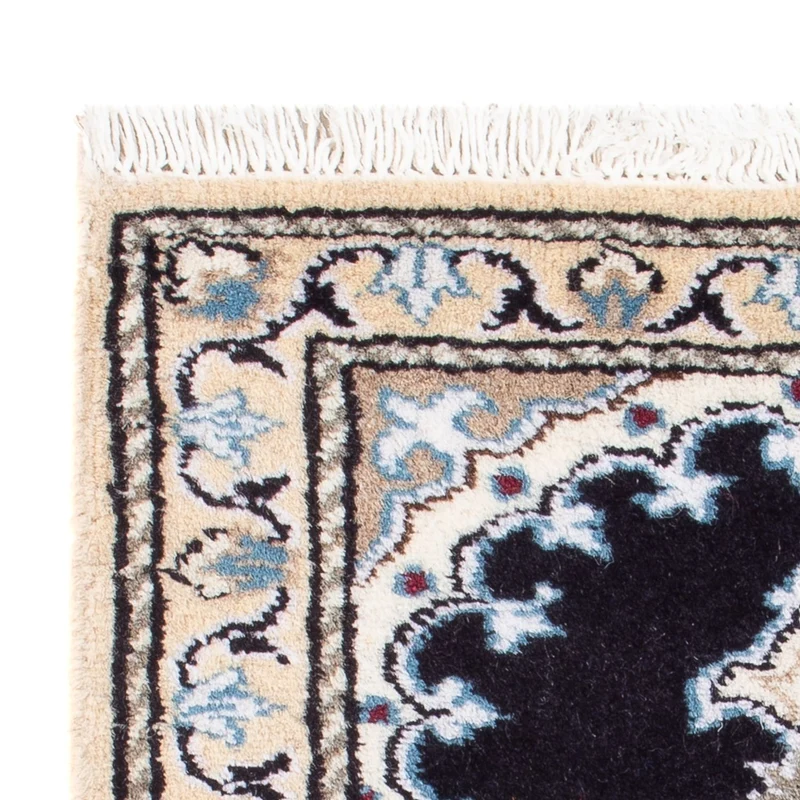 Perserteppich - Nain - Royal - 40 x 60 cm - dunkelblau