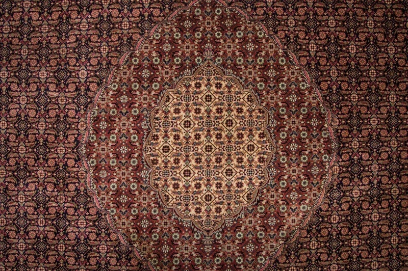Orientteppich - Täbriz 252 x 353 cm - dunkelblau