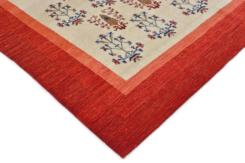 Loribaft Teppich Perser 200x298cm - Orientteppich - rot