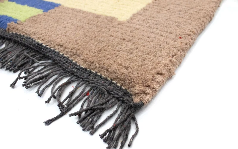 Nepal Teppich 70 x 140 cm - beige