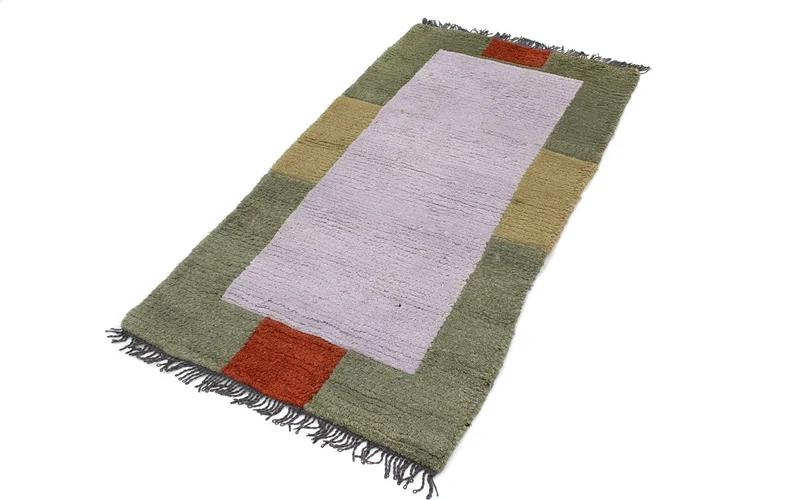 Nepal Teppich 70 x 140 cm - beige