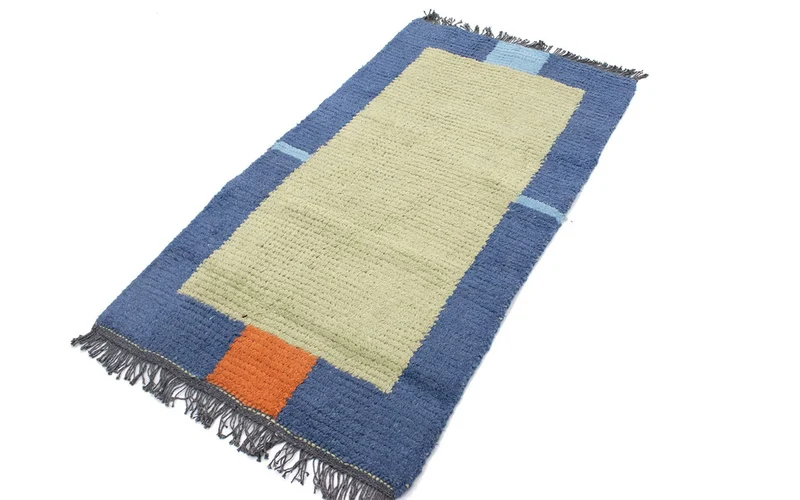 Nepal Teppich 70 x 140 cm - mehrfarbig