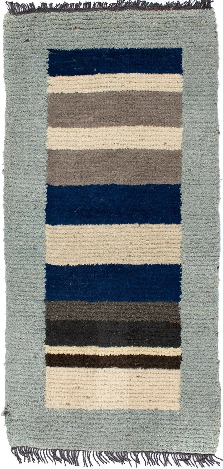 Nepal Teppich 70x140cm - Wollteppich - mehrfarbig