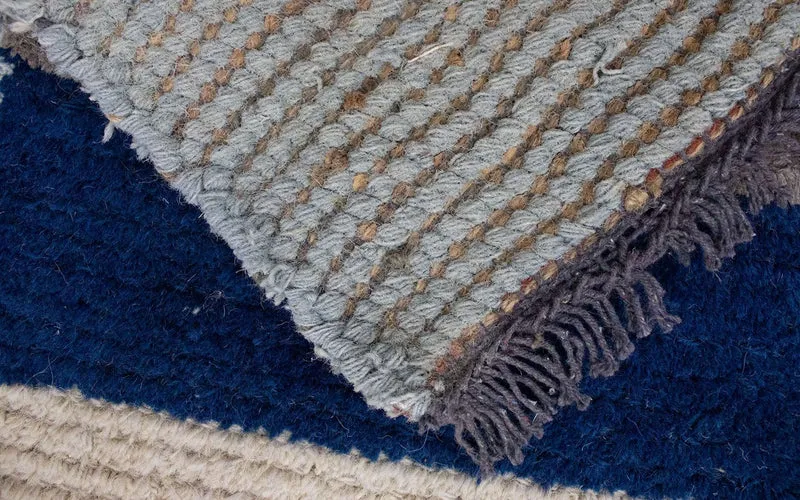 Nepal Teppich 70x140cm - Wollteppich - mehrfarbig
