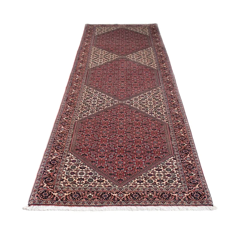 Perserteppich - Bidjar - Royal 88 x 317 cm Teppich Läufer - hellrot