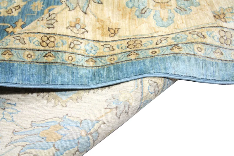 Ziegler Teppich 266 x 366 cm - blau
