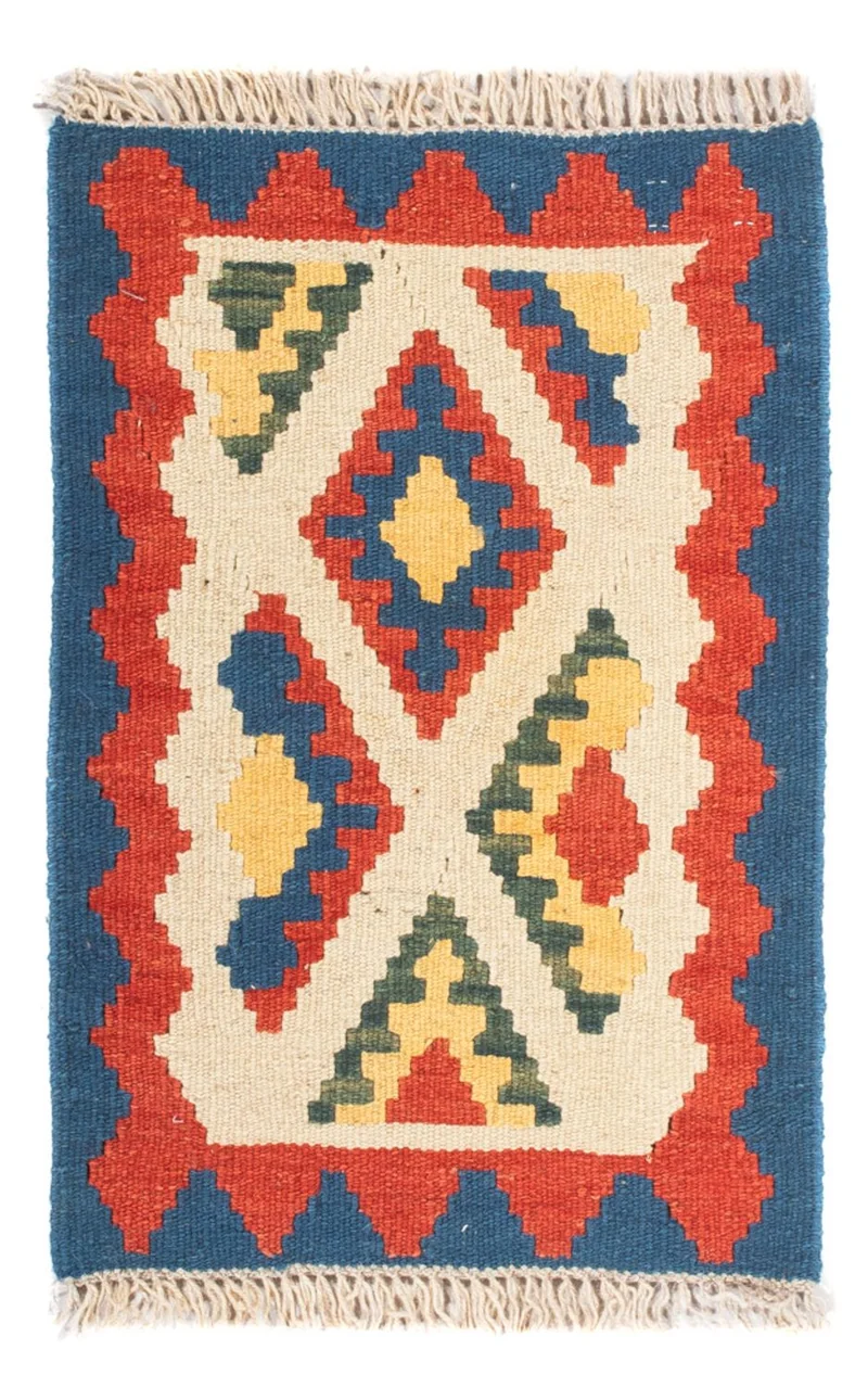 Kelim Fars Teppich 40x60cm - mehrfarbig
