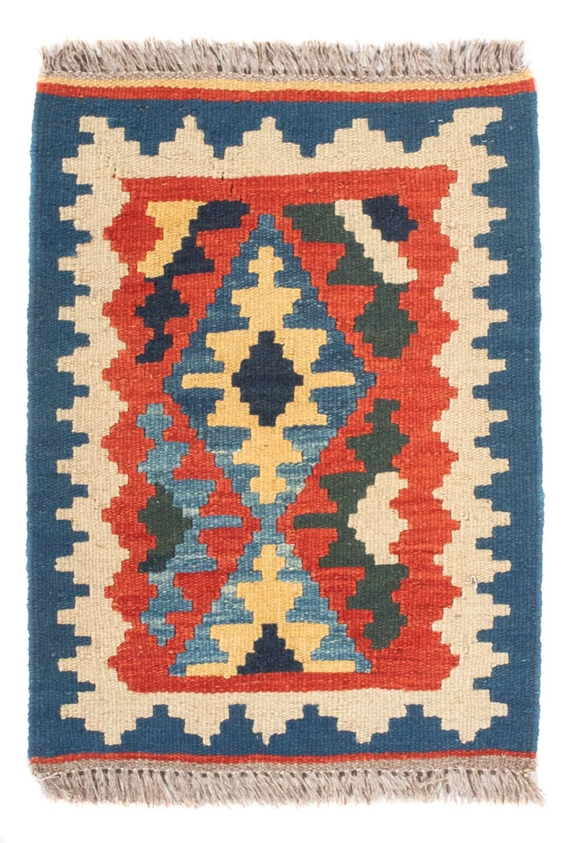 Kelim Fars Teppich 40x60cm - mehrfarbig