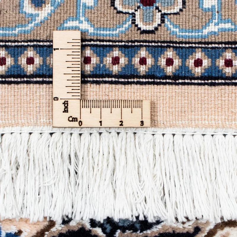 Perserteppich - Nain - Royal 201 x 305 cm - seeblau