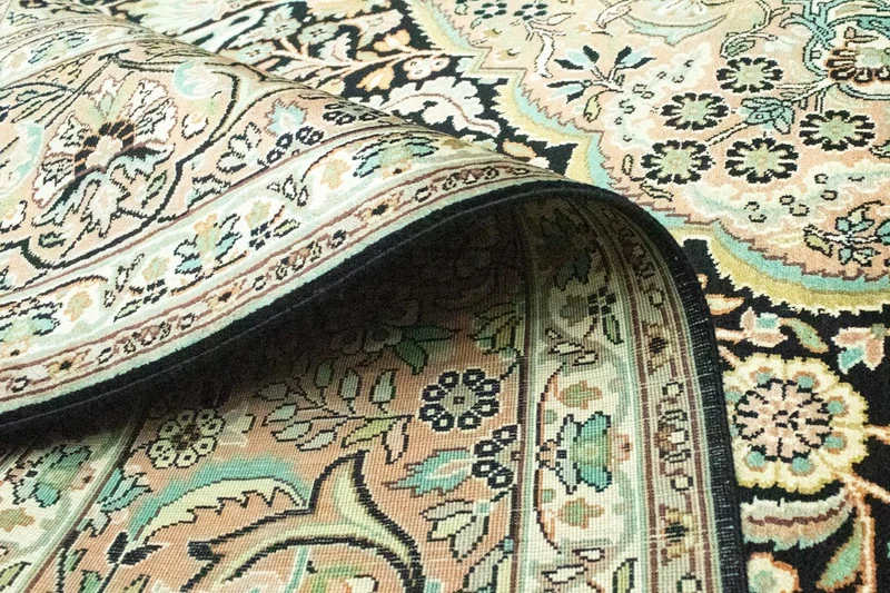 Seidenteppich - Kaschmir Seide 213 x 311 cm Teppich Wohnzimmer