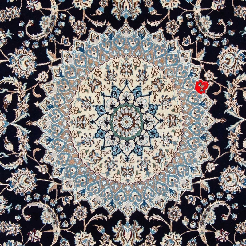 Perserteppich - Nain - Royal 202 x 300 cm - schwarz