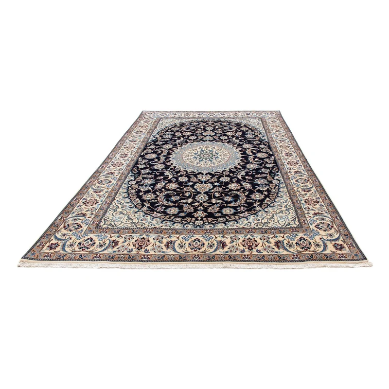 Perserteppich - Nain - Royal 202 x 300 cm - schwarz