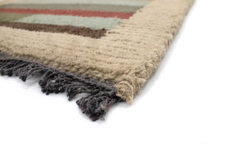 Nepal Teppich 70 x 140 cm - mehrfarbig