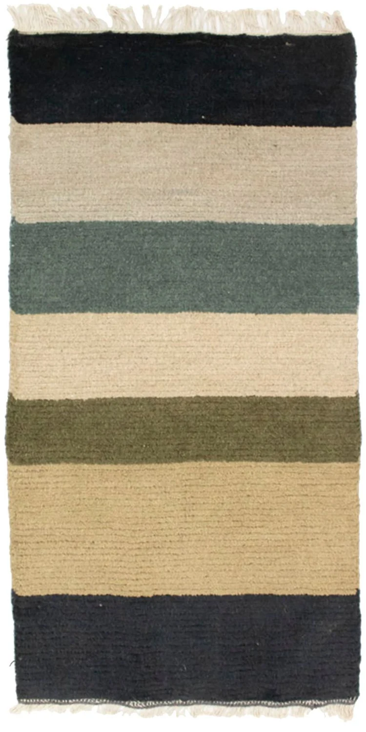 Nepal Teppich 70 x 140 cm - mehrfarbig