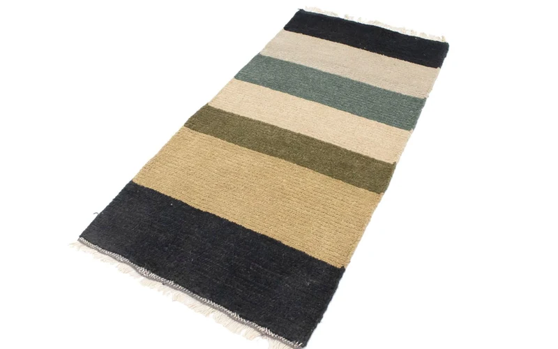 Nepal Teppich 70 x 140 cm - mehrfarbig