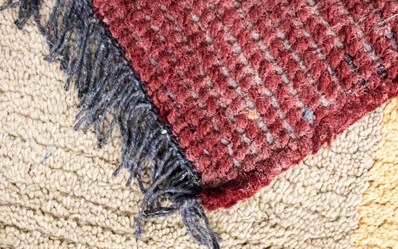 Nepal Teppich 70 x 140 cm - beige