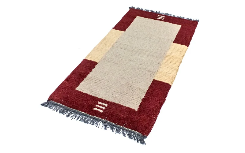 Nepal Teppich 70 x 140 cm - beige