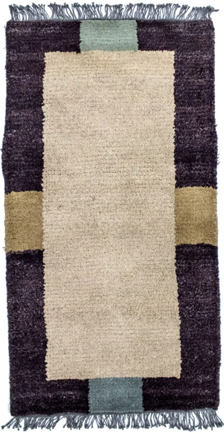 Nepal Teppich 70x140cm - Wollteppich