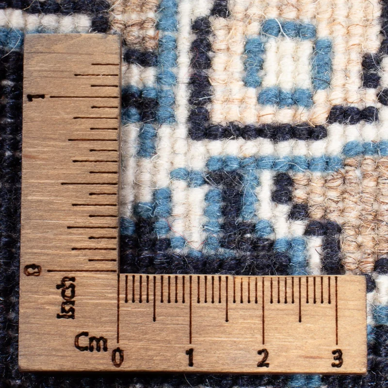 Perserteppich - Nain - Royal - 40 x 60 cm - dunkelblau