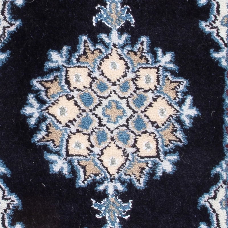 Perserteppich - Nain - Royal - 40 x 60 cm - dunkelblau