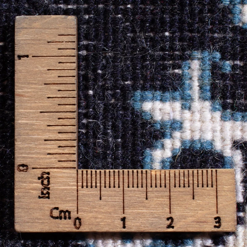 Perserteppich - Nain - Royal - 40 x 60 cm - dunkelblau