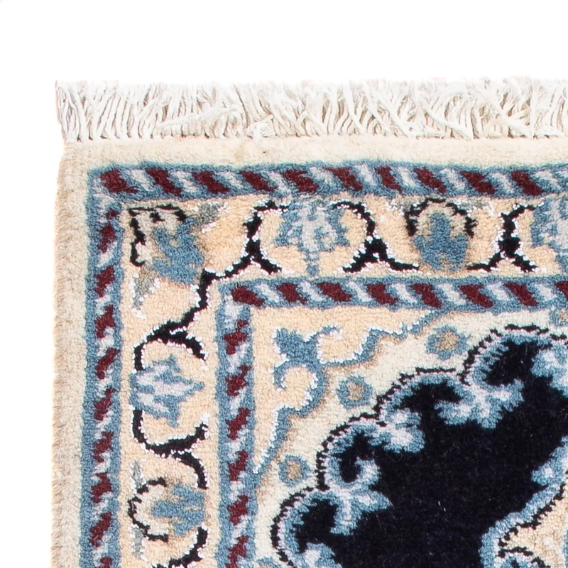 Perserteppich - Nain - Royal - 40 x 60 cm - dunkelblau
