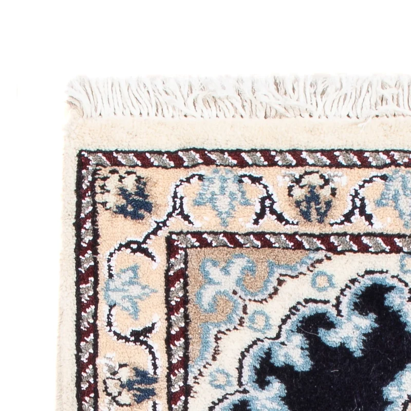 Perserteppich - Nain - Royal - 40 x 60 cm - dunkelblau