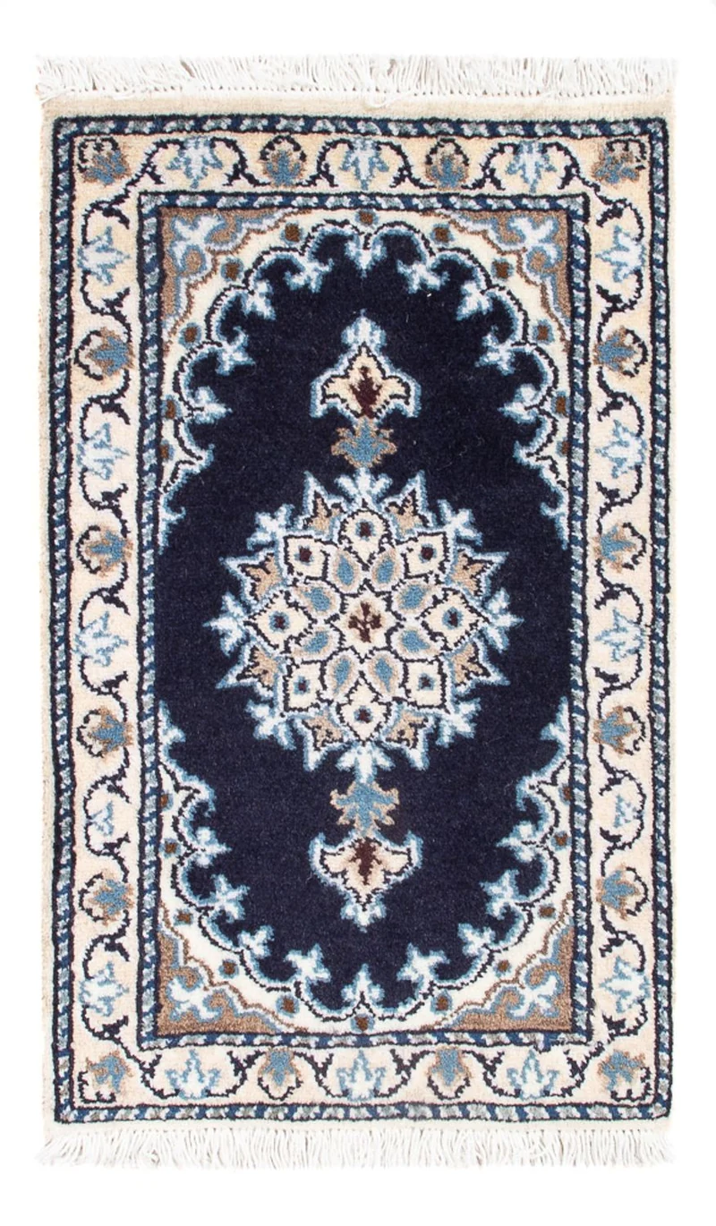 Nain - 9La Teppich 40x60cm - Perserteppich - dunkelblau