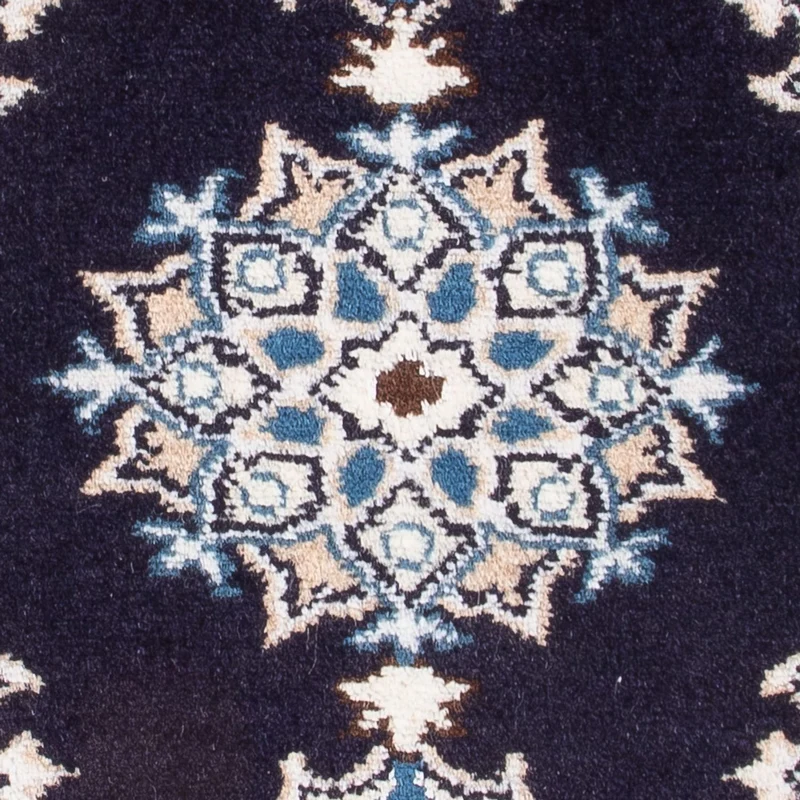 Perserteppich - Nain - Royal - 40 x 60 cm - dunkelblau