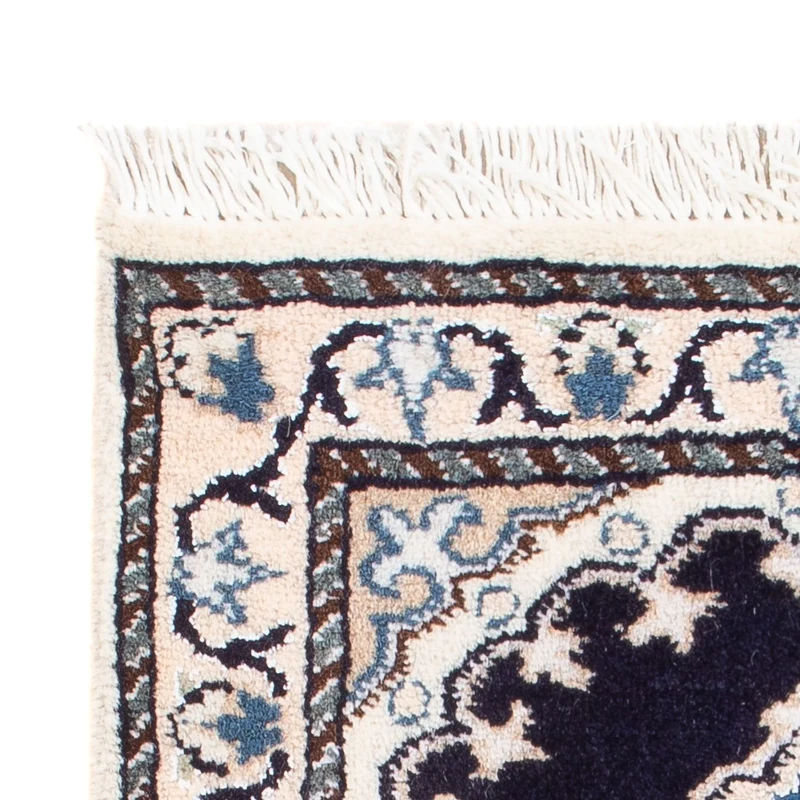 Perserteppich - Nain - Royal - 40 x 60 cm - dunkelblau