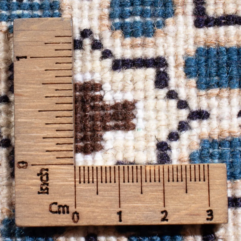 Perserteppich - Nain - Royal - 40 x 60 cm - dunkelblau