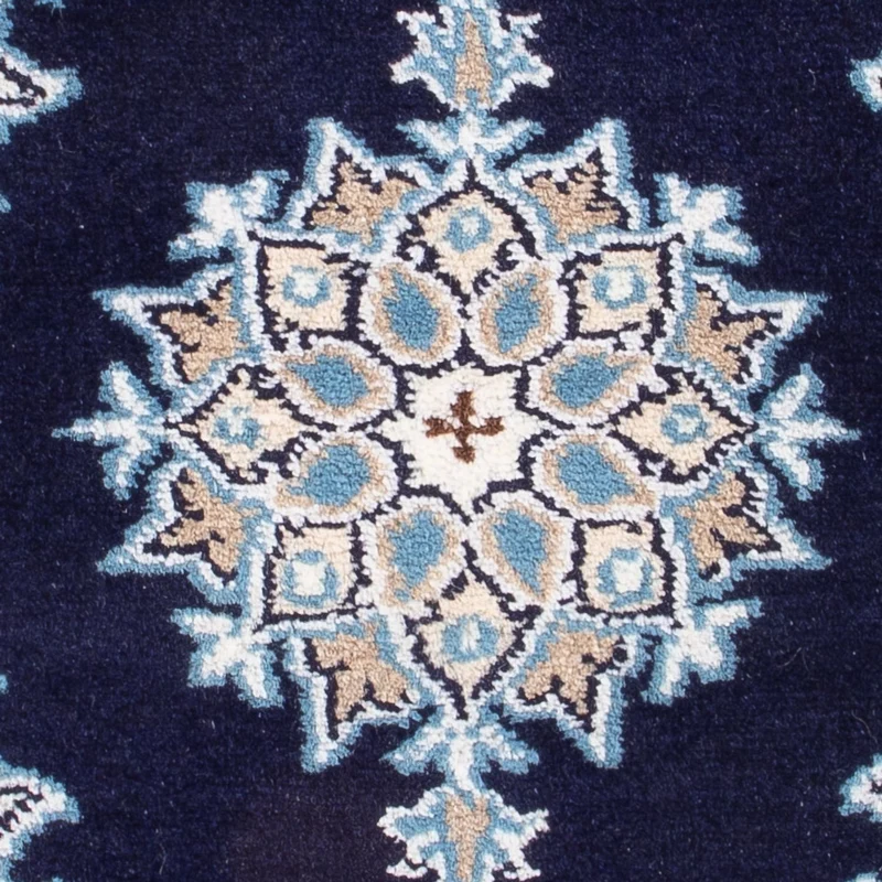 Nain - 9La Teppich 40x60cm - Perserteppich - dunkelblau