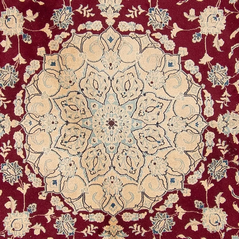 Perserteppich - Nain 287 x 287 cm - dunkelrot