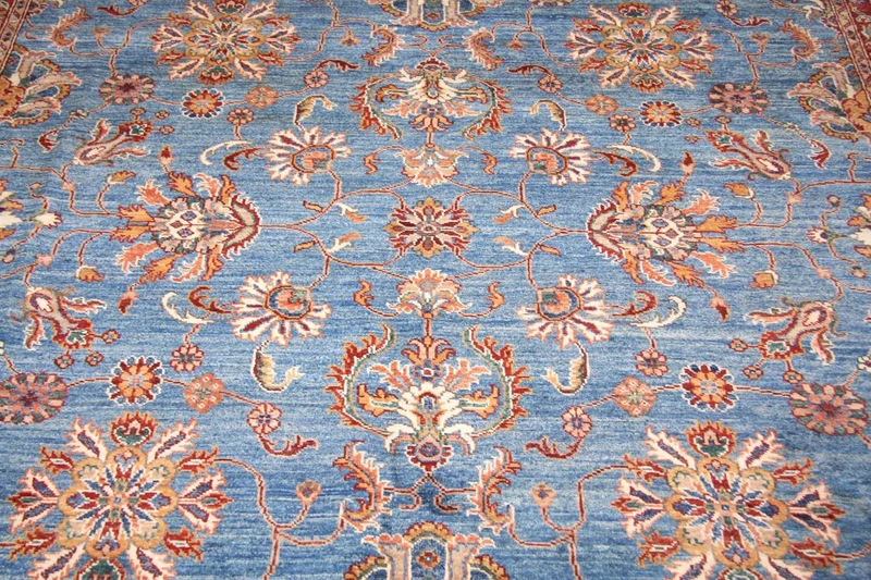 Ziegler Teppich 249 x 304 cm - blau
