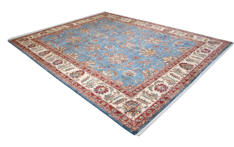 Ziegler Teppich 249 x 304 cm - blau