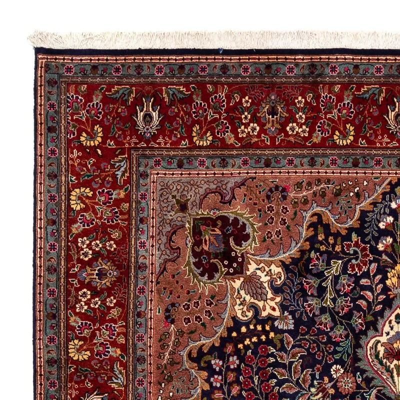 Perserteppich - Täbriz - Royal 201 x 302 cm - dunkelblau