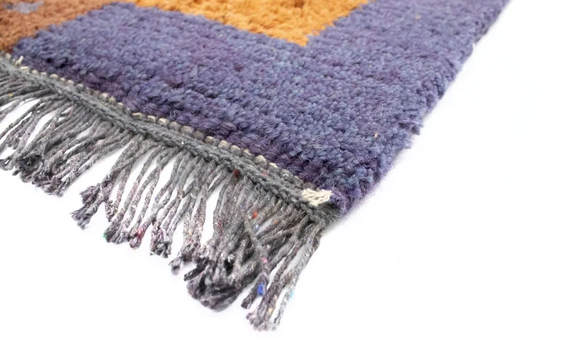 Nepal Teppich 70 x 140 cm - mehrfarbig