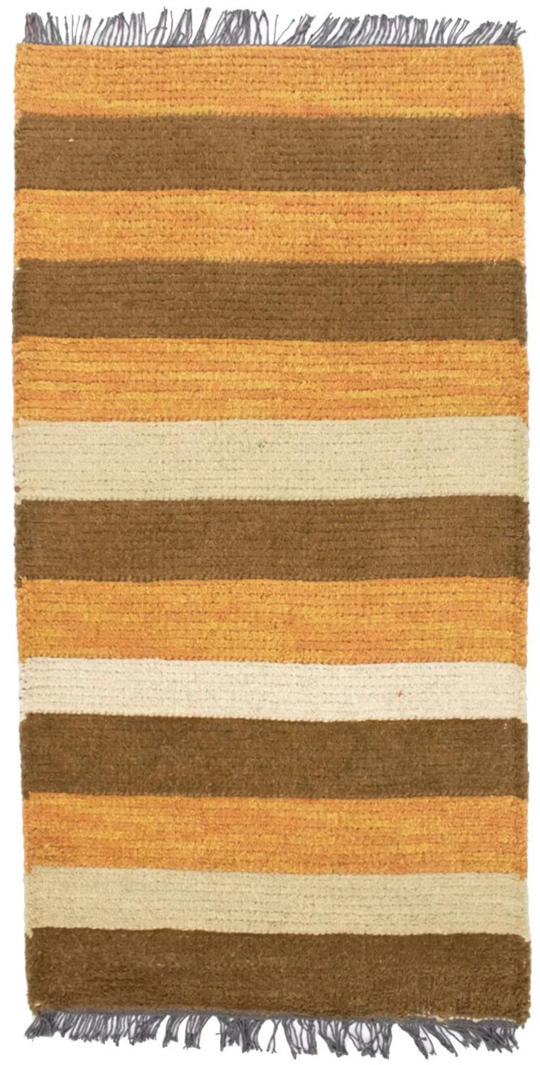 Nepal Teppich 70x140cm - Wollteppich - mehrfarbig