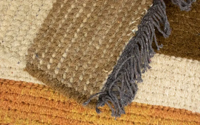Nepal Teppich 70x140cm - Wollteppich - mehrfarbig